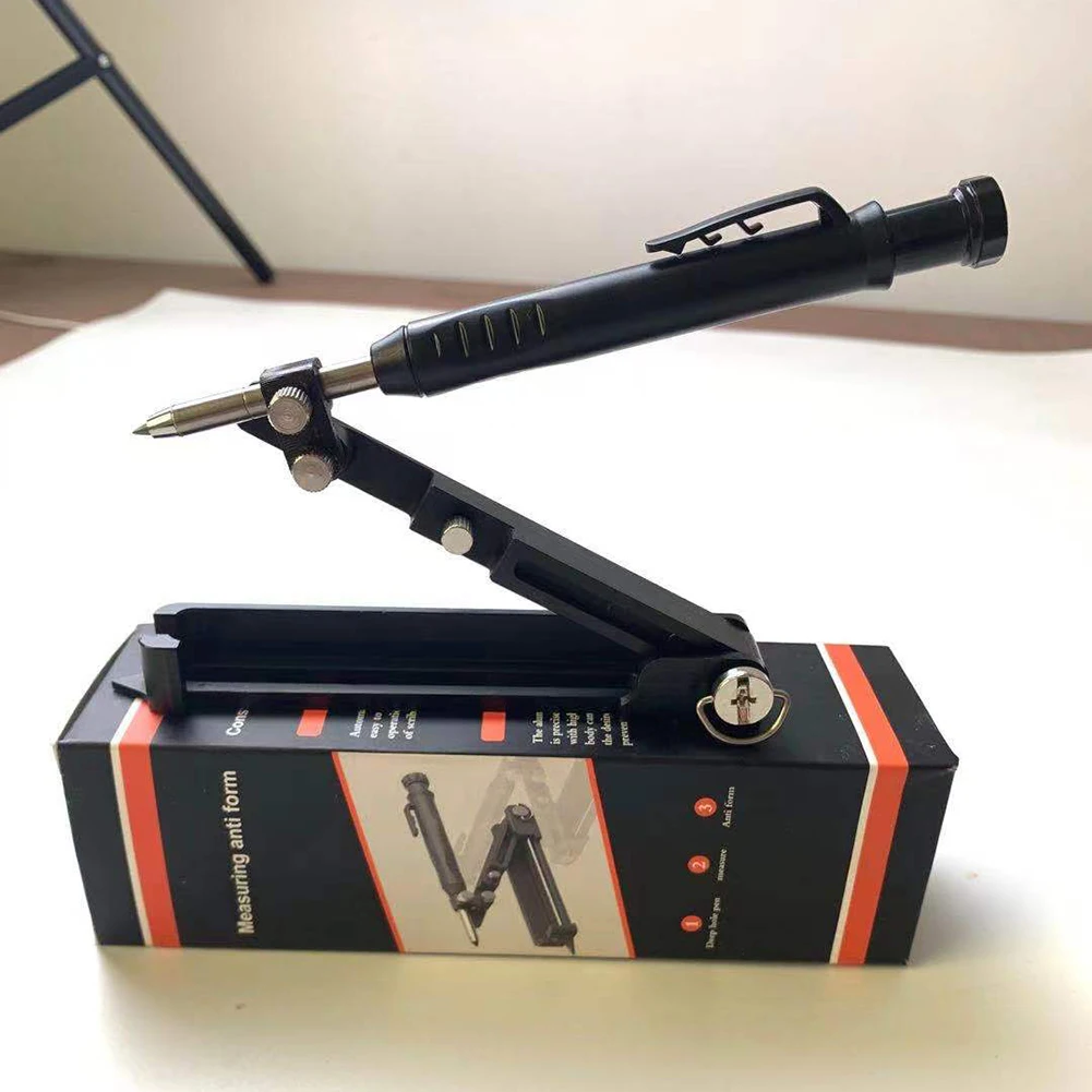 

Multi-function Scribing Tool Adjustable Profile Scribing Ruler Contour Gauge Woodworking Compass Tool Accessories Dropshipping