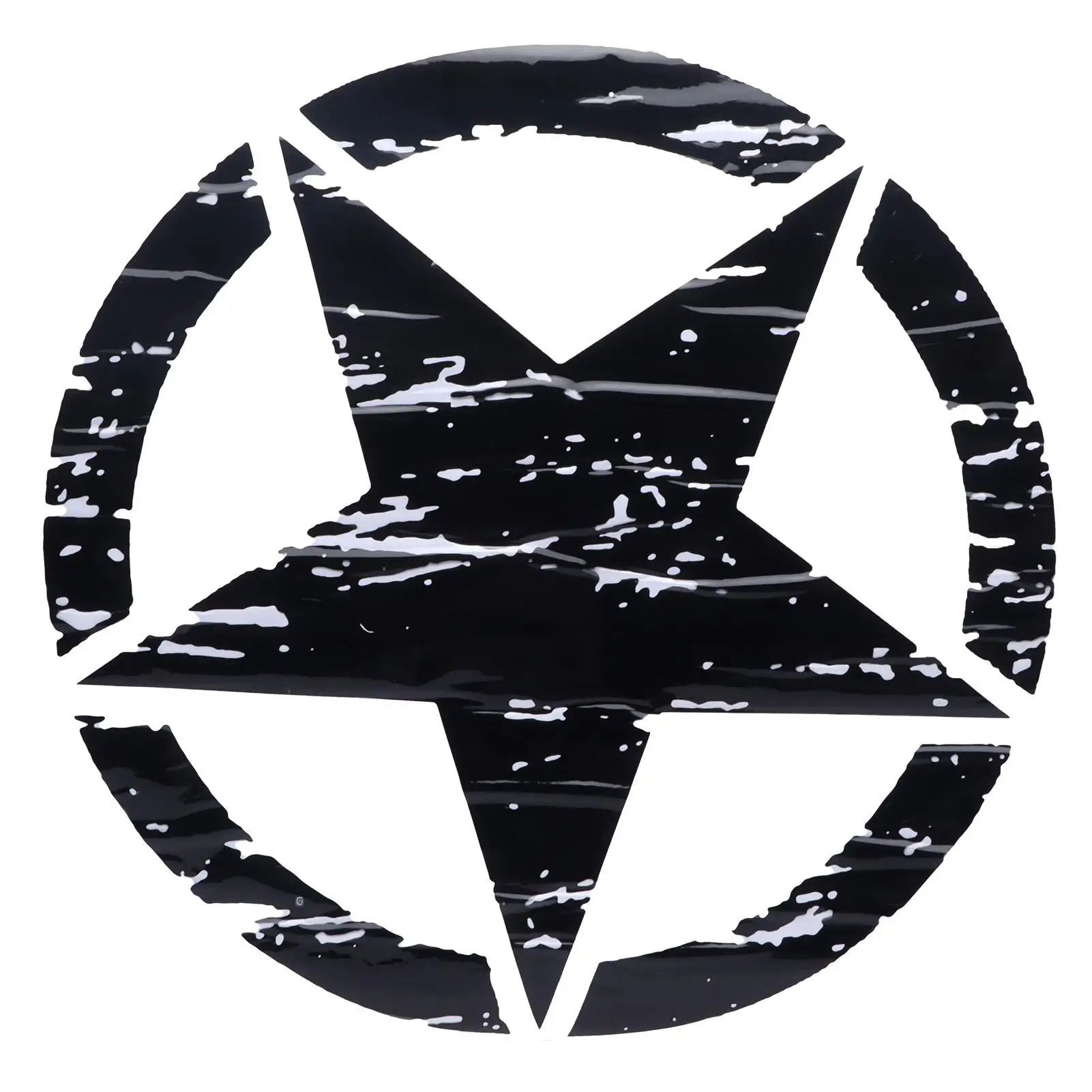 Графическая наклейка на кузов ПВХ автомобиля изысканная для замены звездной