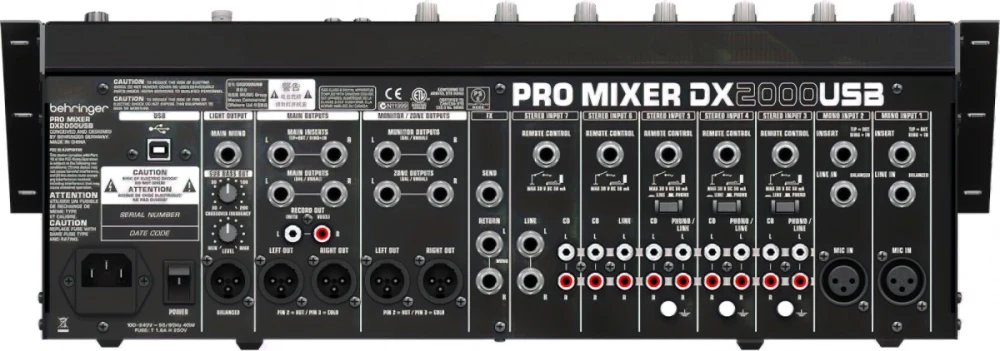DJ микшерный пульт Behringer DX2000USB | Электроника