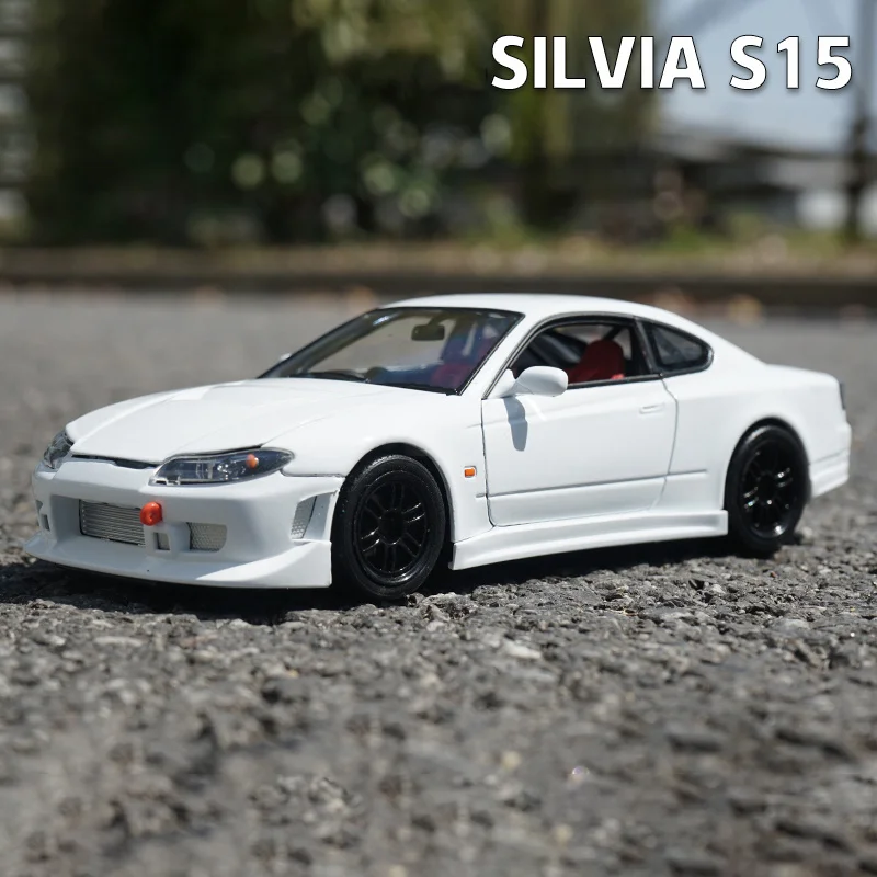 

Модель автомобиля WELLY 1:24 Nissan Silvia S15 из сплава, литой и игрушечный автомобиль, коллекционная игрушка