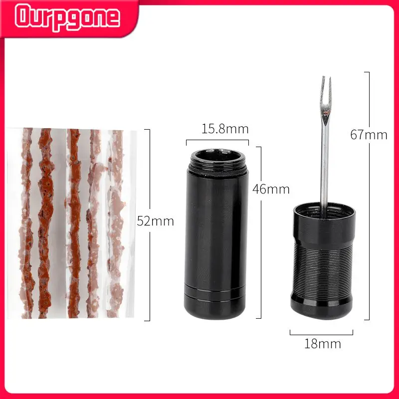 

Bicycle Tubeless Tire Repair Tool Tyre Drill Puncture For Urgent Glue Free Repair Optional Rubber Stripe MTB Bicycle Repair Tool