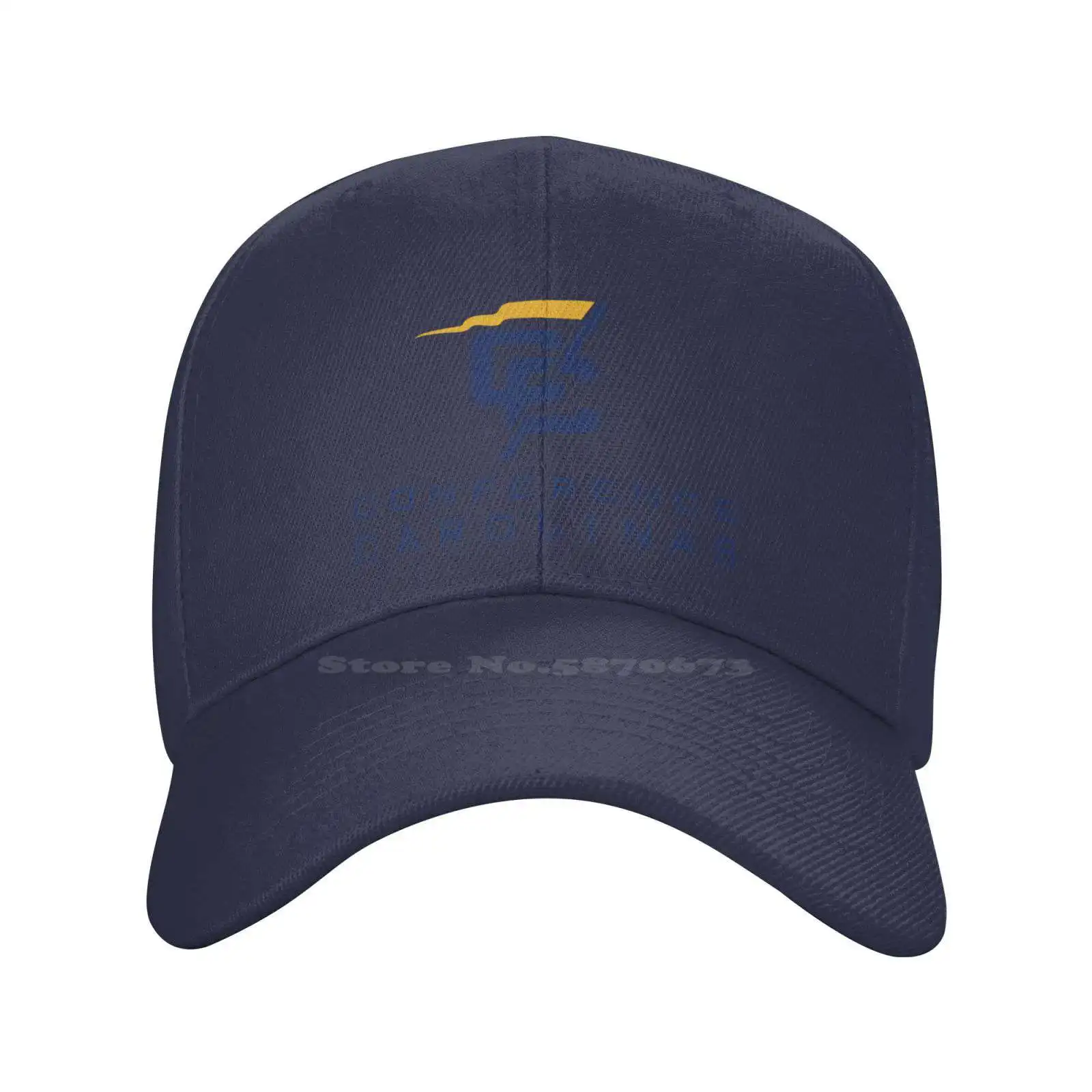 

Conference Carolinas Logo Print Graphic Casual Denim cap Knitted hat Baseball cap