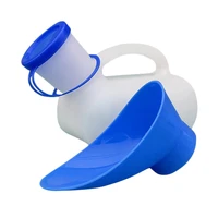 traveling camping portable 1000ml female male unisex plastic pe material urinal toilet with connector delivered randomly