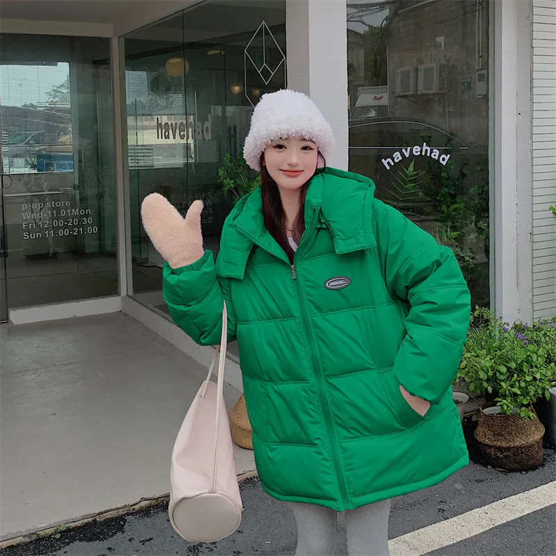 

Women Winter Jacket Parkas 2022 New Fashion Hooded Thick Warm Parkas Casual Female Long Snow Wear Coat Outwear
