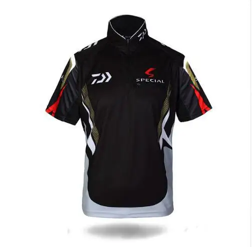 

DAIWA Men Fishing Vest Moisture Wicking Breathable Short Sleeve T Shirt Sports Cycling Clothes Ropa Daiwa