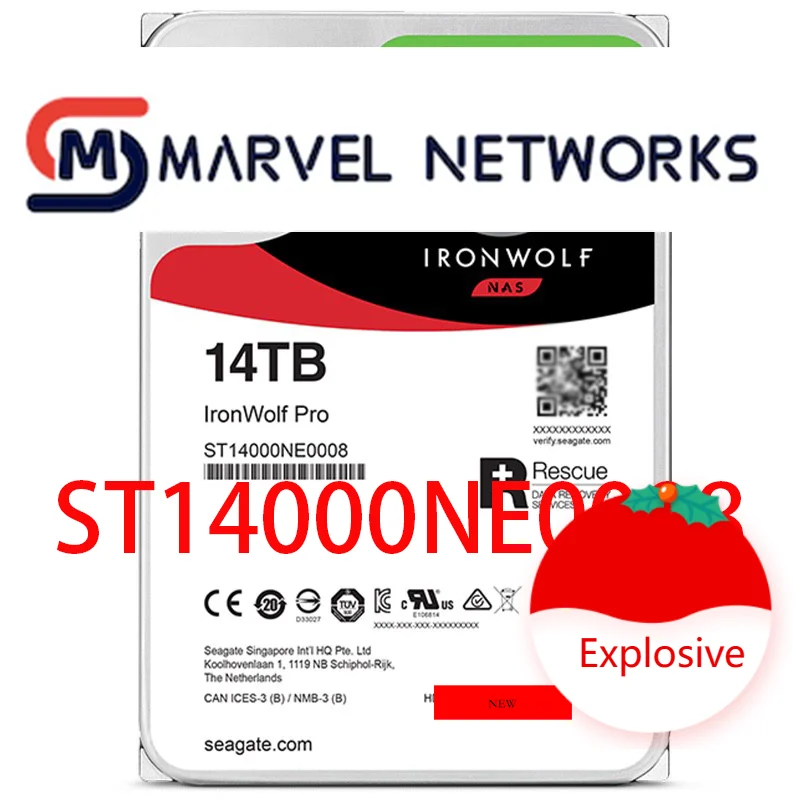 

2023 NEW Original ST14000NE0008 14TB 7200RPM 3.5 SATA NAS HDD WARRANTY
