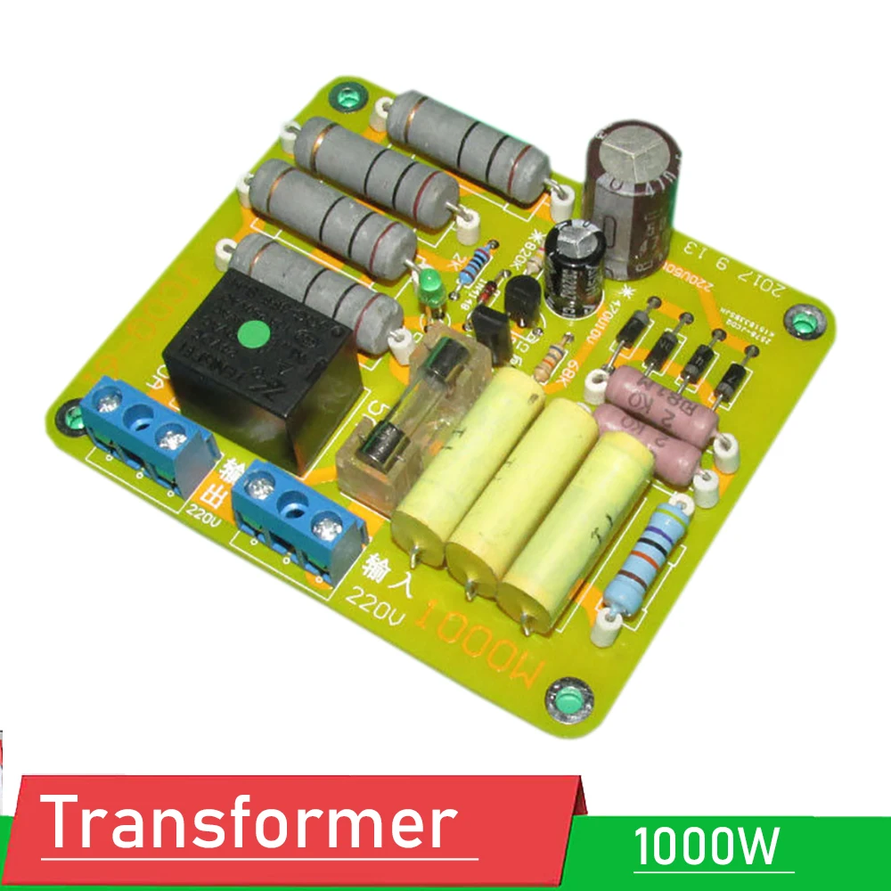 

1000W Transformer Amplifier power-on delay Protection soft start circuit board AC 220V for Convergence machine JCDQ61