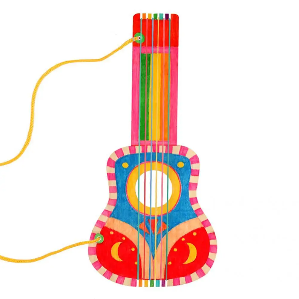 

Crafts Safe Learning Creative DIY Wooden Guitar Material for Party Guitar Material Guitar Material