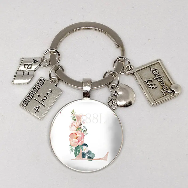 Популярные ювелирные изделия купол стеклянный металлический брелок 26 дюймов