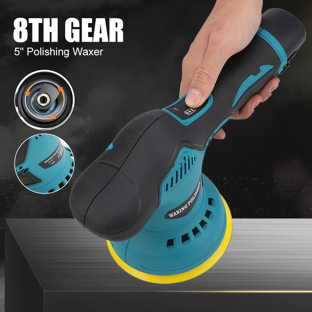 

EU/US Cordless Car Polisher Rechargeable Wireless Polishing Waxer Machine Adjustable Speed Detailing Waxing Machine Accessories