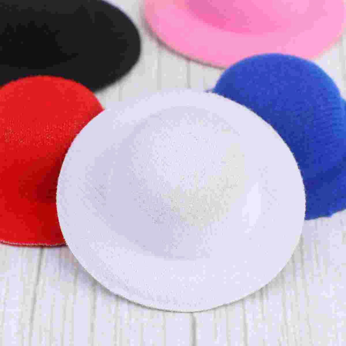 

Hats Minihatcraft Miniature Diy Tiny Makingparty Dollswine Craftsbottle Felt Cap Decor Jewelry Birthday Barrettes Snowman Black
