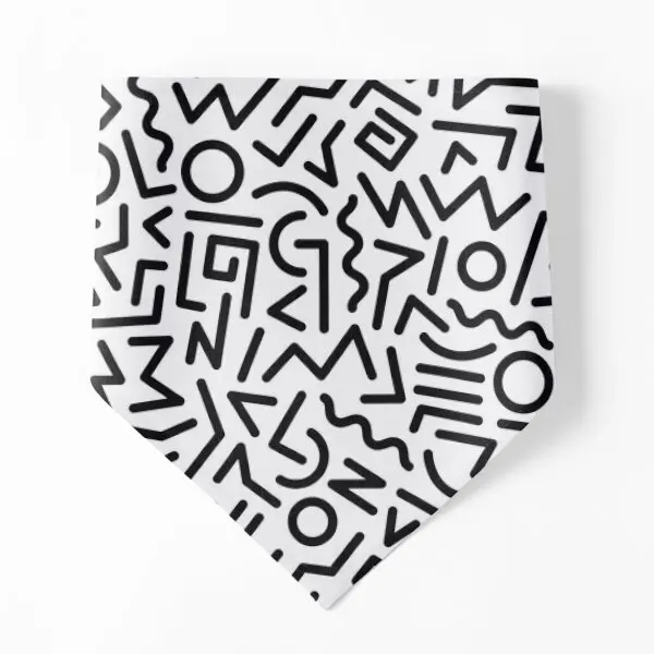 

Черно-белые банданы для собак с рисунком Мемфиса, праздничное женское полотенце, шарф, аксессуары, товары, Рождественский костюм кошки