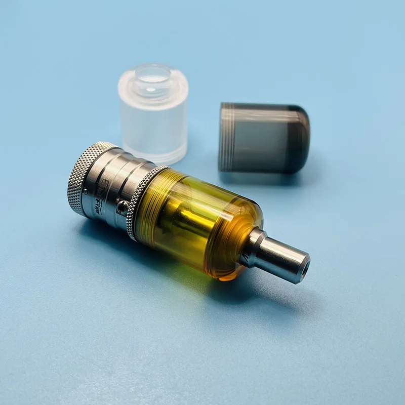 

YFTK Replacement PEI pc Bell Cap holds 4.0ml for YFTK Flash e-Vapor V4.5S+ Style RTA Rebuildable Tank Vape Atomizer