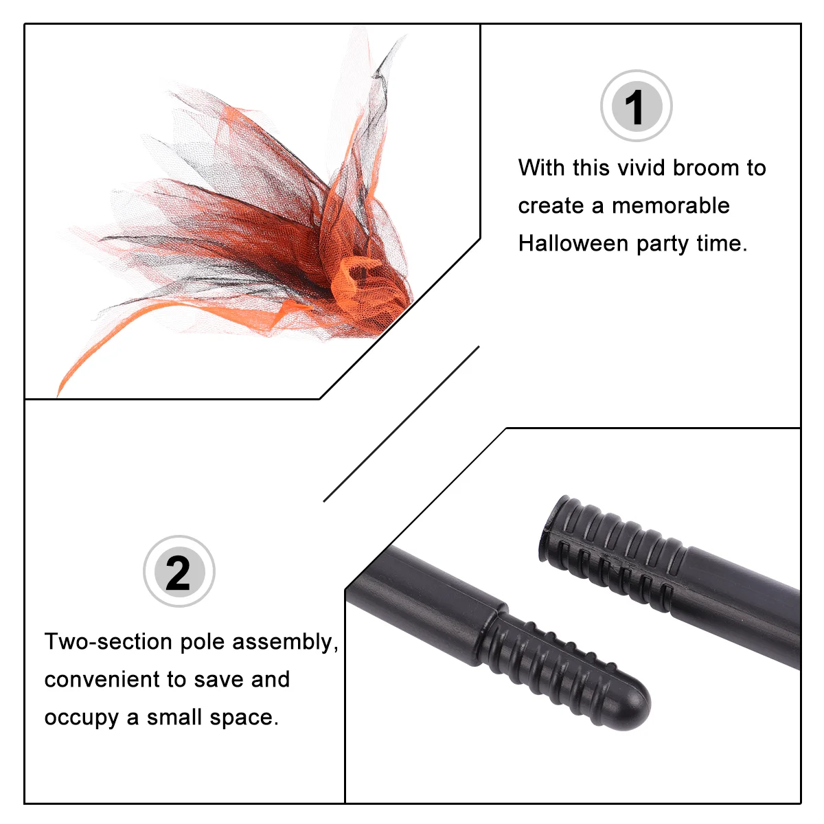 Хэллоуин метла свадебная церемония украшения орнамент реквизит волшебник малыш