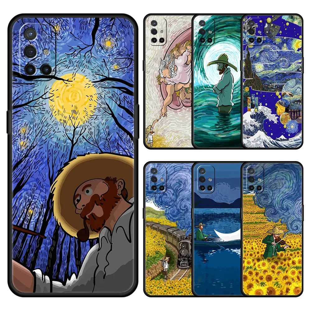 

Искусство в эстетике Ван Гога Звездная фотография для OnePlus Nord CE 2 9 8 7 7 7T 10 Pro 9RT 9R 8T Nord N100 N200 N10