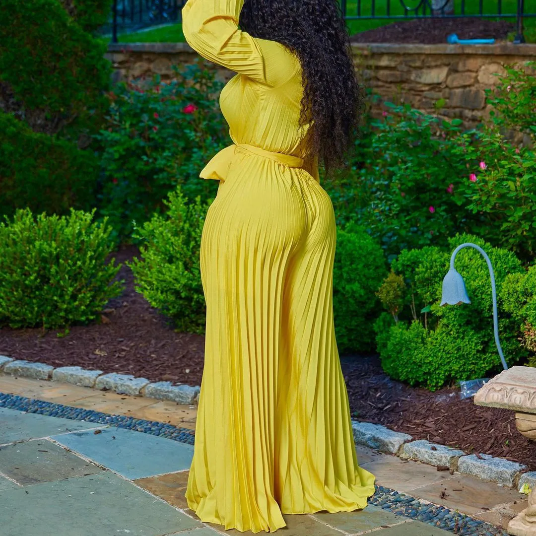 Рисунок 4 - Женский слитный комбинезон размера плюс с оборками