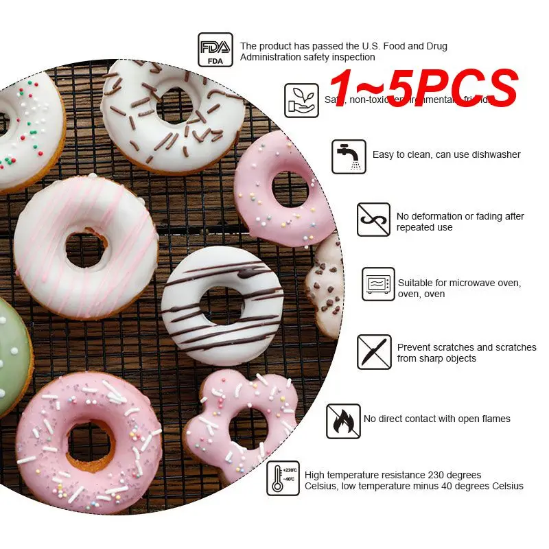 

1-5 шт., силиконовая форма для шоколадного Мусса