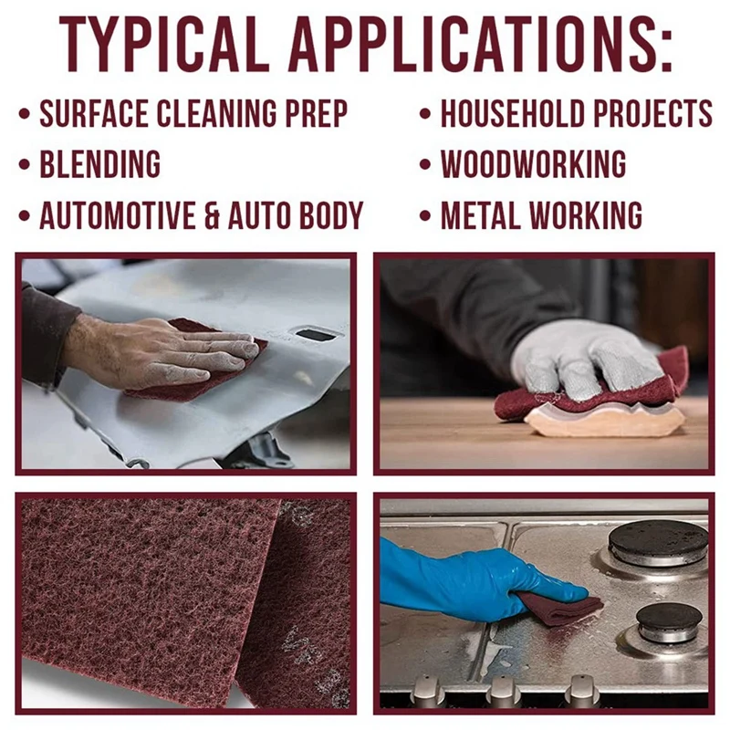 Накладки для потертостей 10 см X 6 м-зернистость 320-отмывание очистка шлифовка