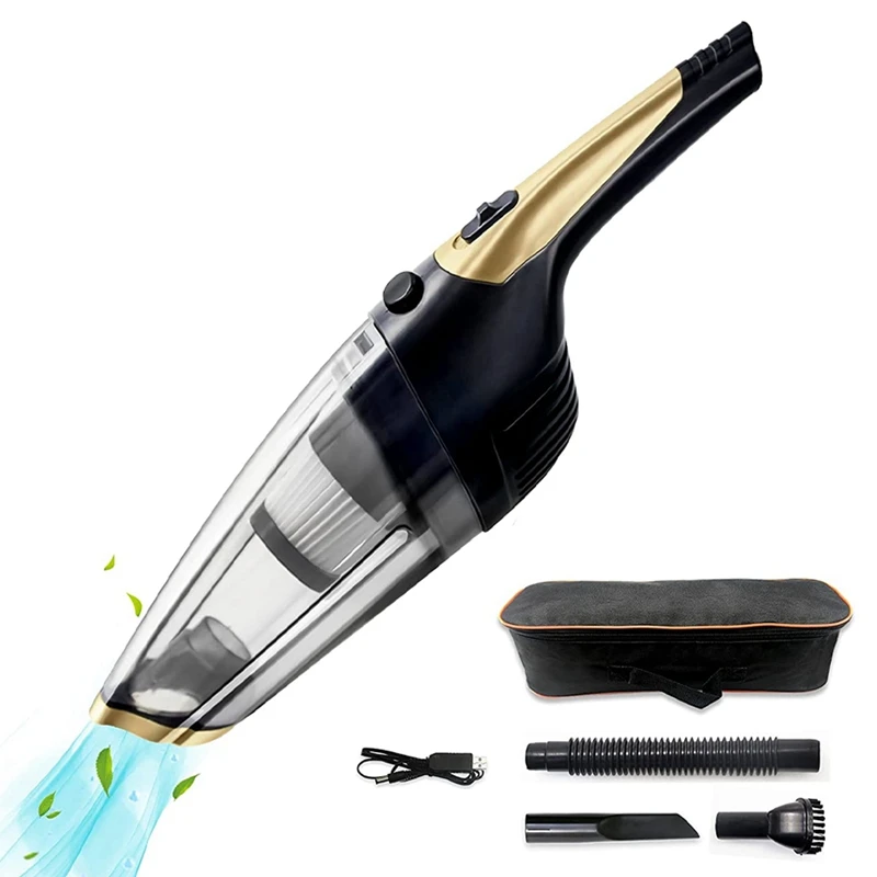 

Handheld Vacuum Cleaner Cordless,Portable Car Vacuum Light Weight Mini Vacuum With USB Charging Cable