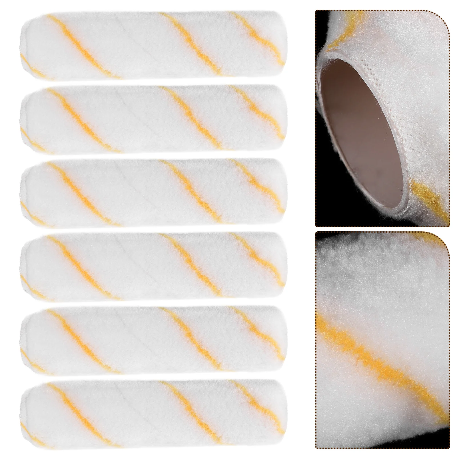 

6 шт. роликовая накидка, роликовая накидка, бытовой инструмент для покраски, поставка для роликовой рамы