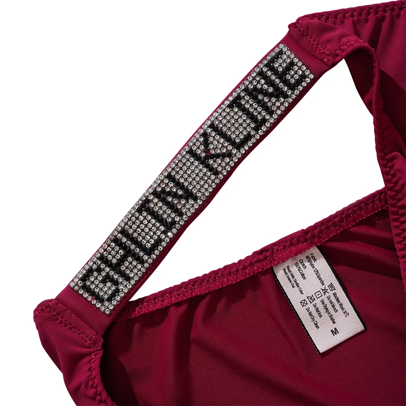Women's Sexy Thong 100% Cotton With Drill Belt Underwear
