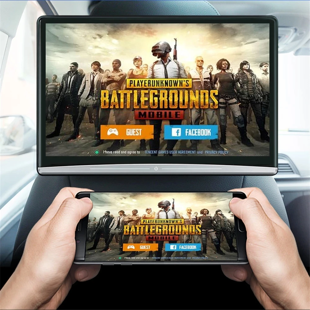 Монитор автомобильного подголовника 13 3 дюйма IPS 4K 1080P HD-экран Android 11 WIFI/HDMI/USB/TF/BT RAM 2