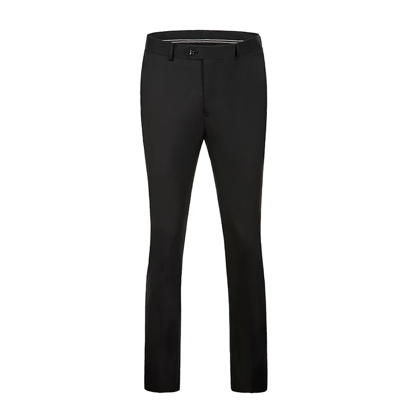 Костюм мужской из тонкой стрейчевой шерсти твист против морщин черный на заказ