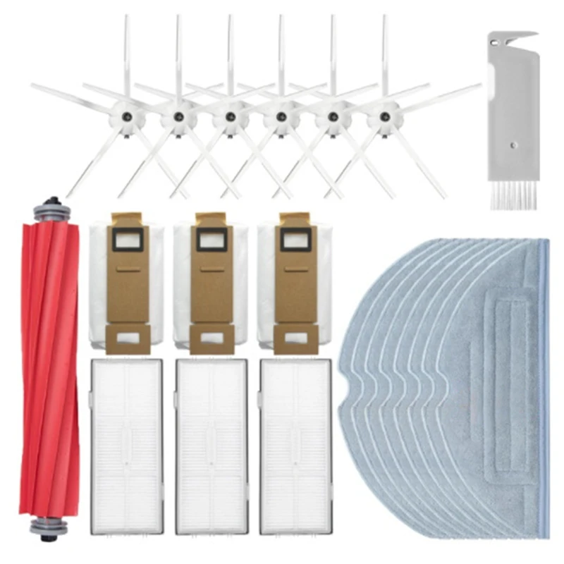 

Main Brush Filter Mopping Cloth Side Brush Dust Bag For Xiaomi Roborock S7 T7S T7plus Replacement Vacuum Cleaner Parts