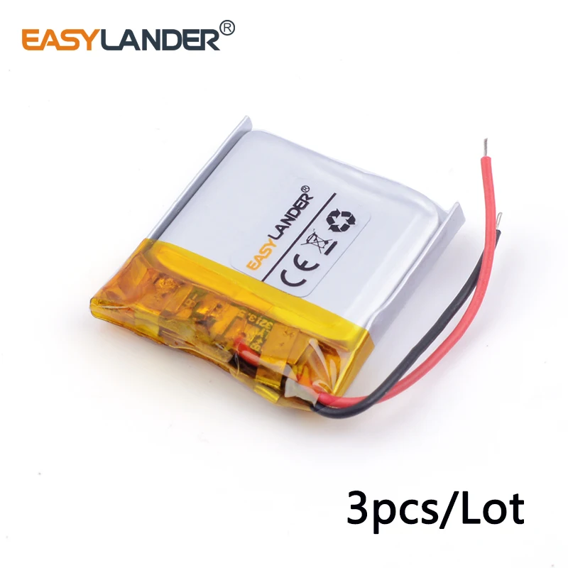 

3 шт./лот 3,7 в литий-ионная полимерная аккумуляторная батарея 401822 110 мАч для GPS планшета ПК цифровые продукты 041822