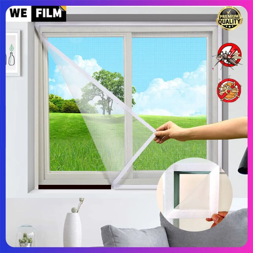

WEFILM Mosquito Screen Anti Mosquito Net Window Screen PP Mesh White Net Indoor Insect Screen Room Curtain Mesh Balcony Screen