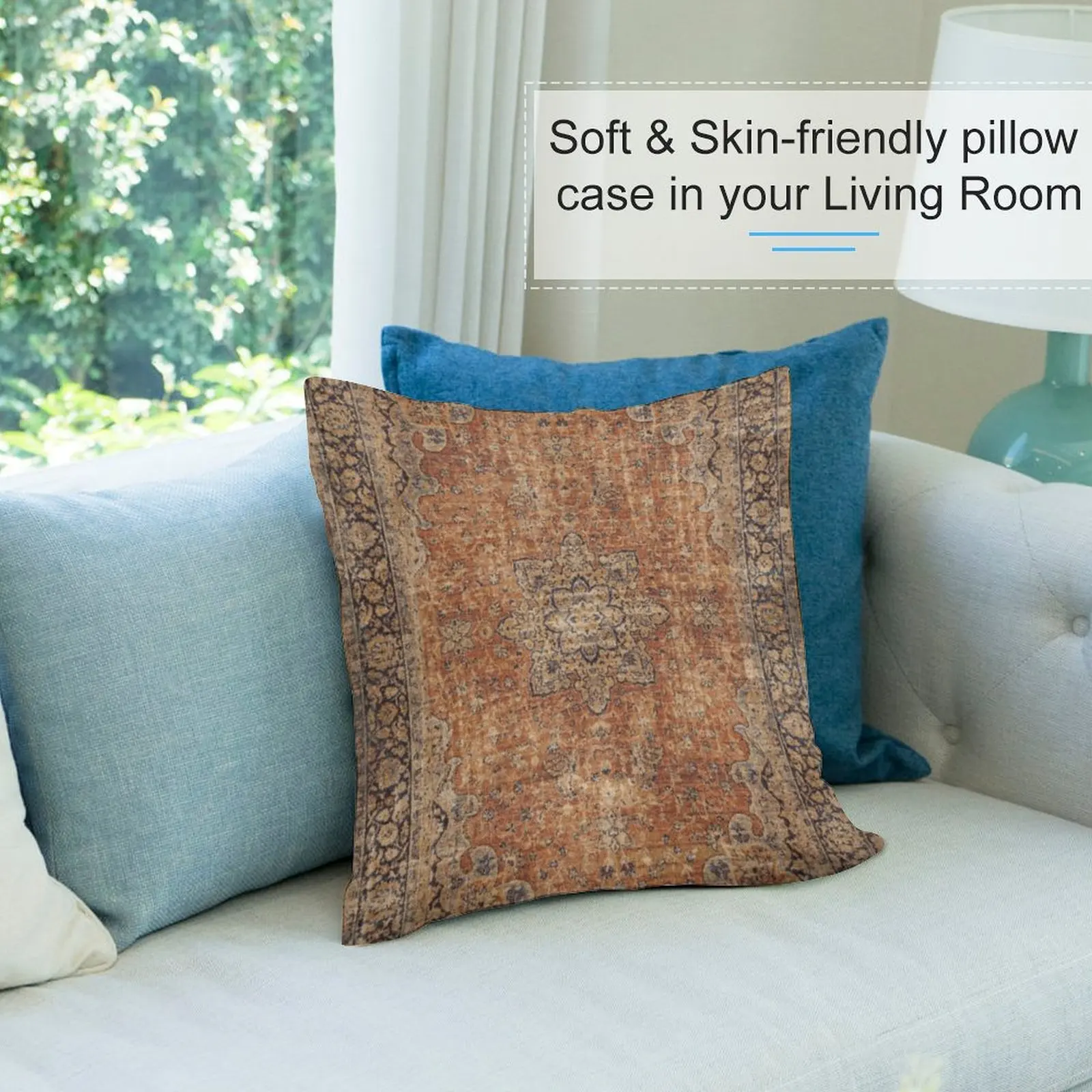 Антикварный ковер Orian подушка осеннее украшение роскошный чехол для подушки