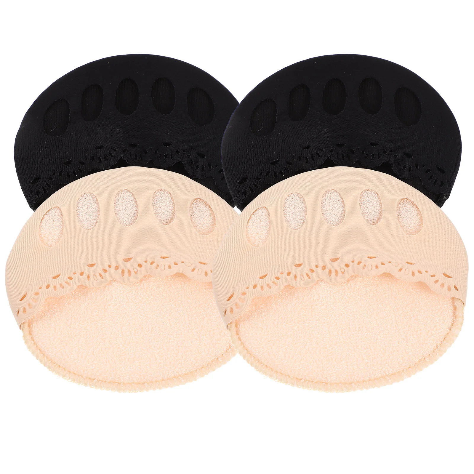 2 Pairs Women Stockings Toe Pad Liner Socks High Heel Comfortable Silk Half Cover Women's Slipper Invisible