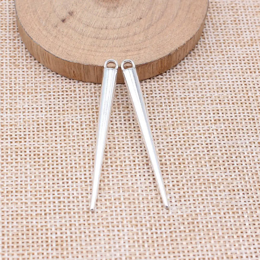 Парные Подвески с длинным конусом ювелирные изделия и аксессуары 49x5 мм 10 шт.