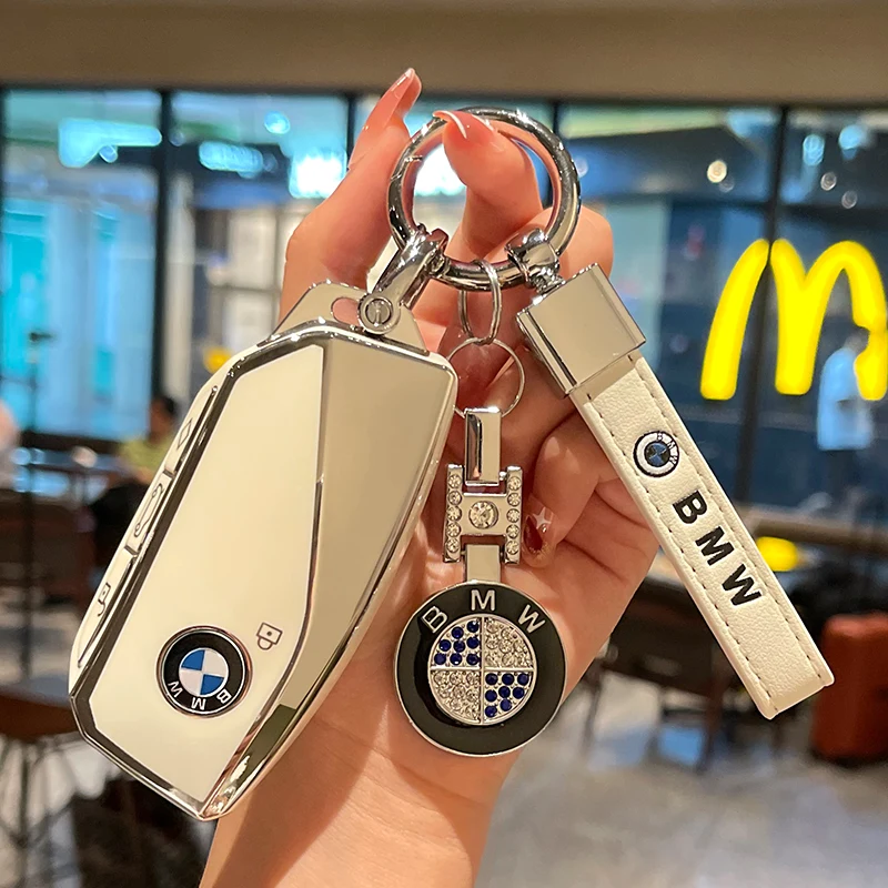 Фото Чехол-накладка из ТПУ для ключа автомобиля BMW i7 X7 G07 LCI iX I20 X1 U11 7 Series G70 G09 XM U06 G81 M3 2023, аксессуары №1