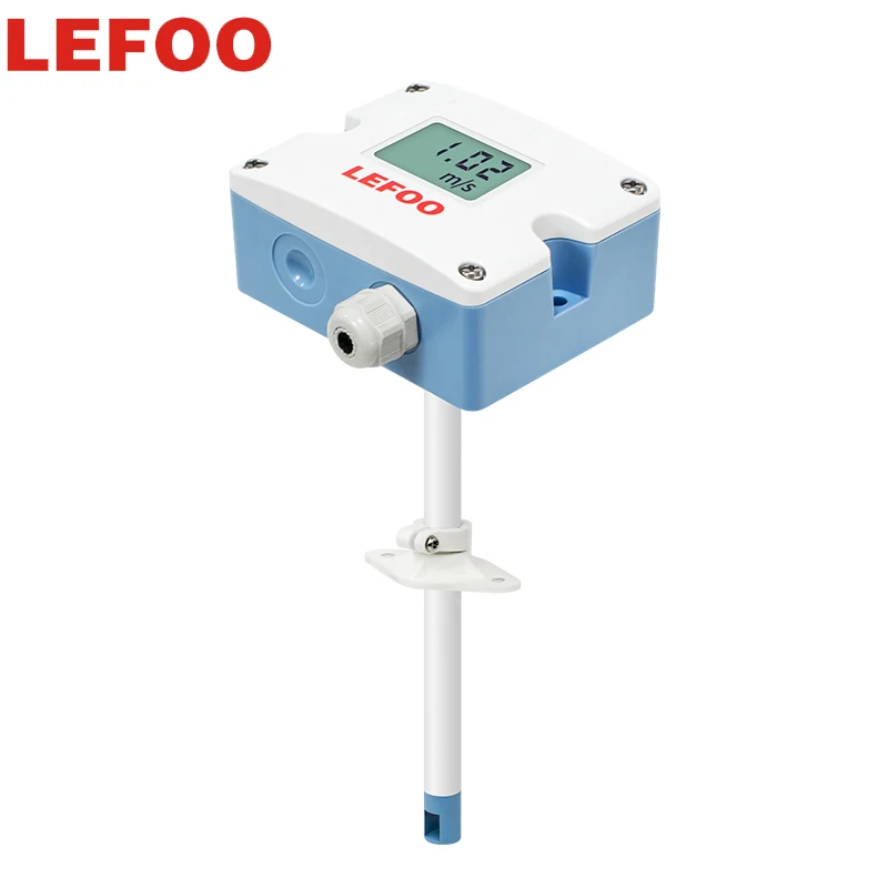 

LEFOO Wind Speed Transmitter Industrial Air Measuring Tools Air Velocity Sensor Flow Meter