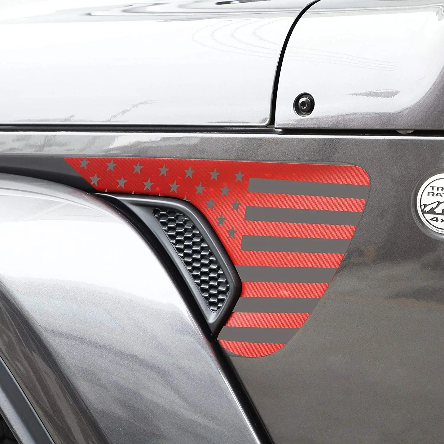 Автомобильные виниловые наклейки с американским флагом на вентиляционное