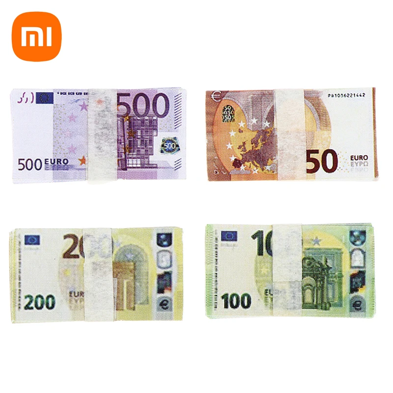 

20Pcs/Set Mini Dollars Dollhouse Pocket Euro Simulation Toy Props Banknote Xiaomi Miniature Model Miniature Party Accessories