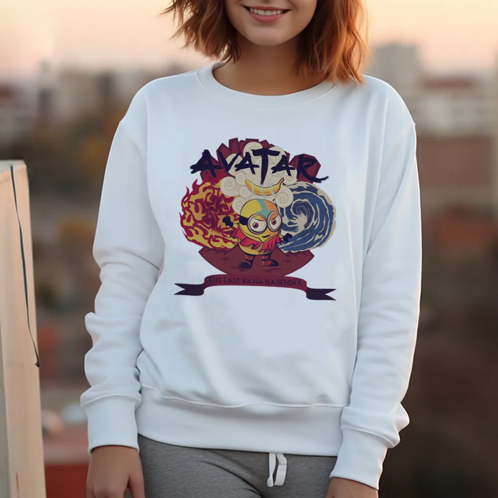 

Толстовки Avatar The Last Airbender, женские осенние модные повседневные свитшоты с круглым вырезом и принтом, забавные толстовки с длинным рукавом