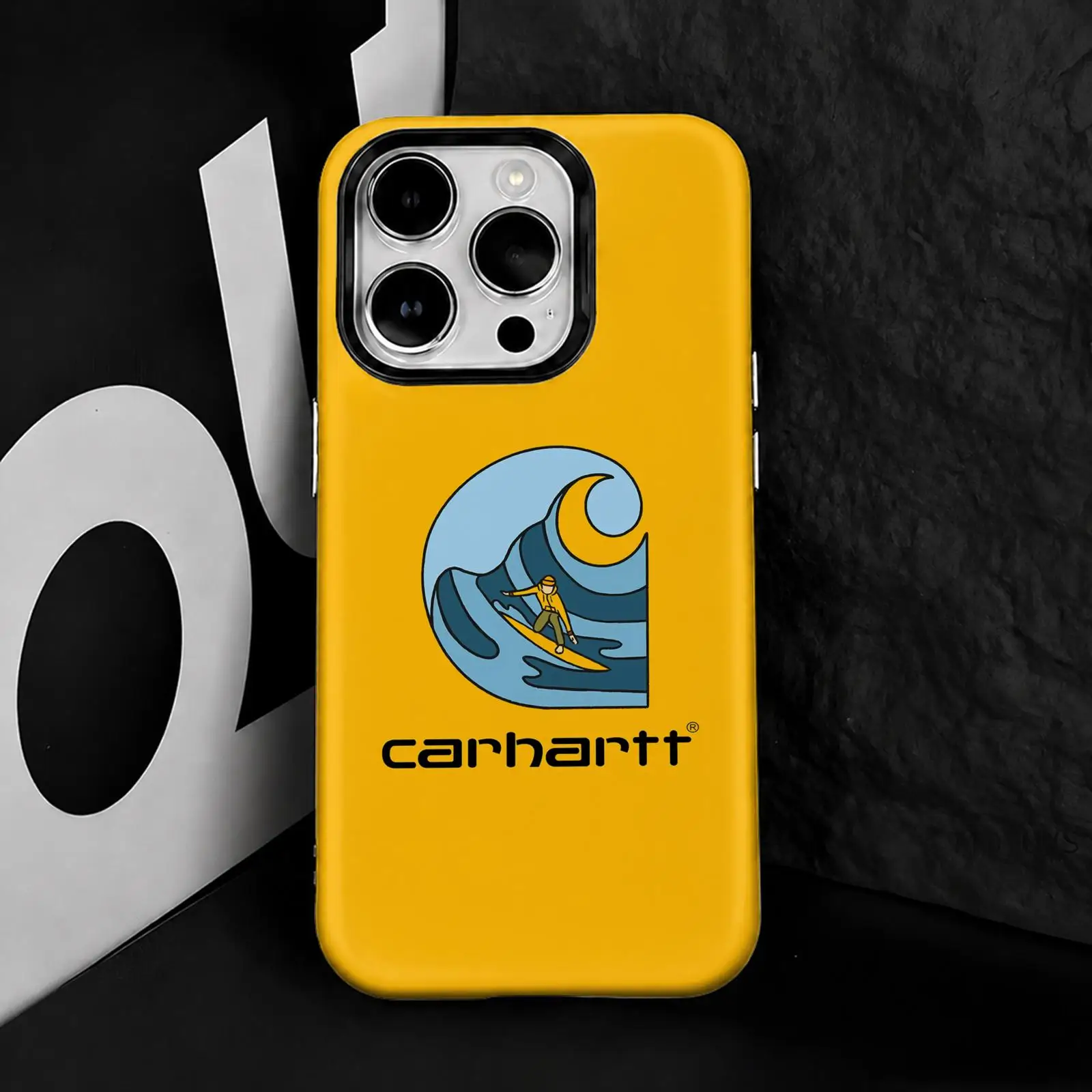 Фото Модный чехол C-CarharTT для iPhone 17 16 15 14 13 12 11 Pro Max Air, двухслойный, противоударный, защитный, 2-в-1 №4