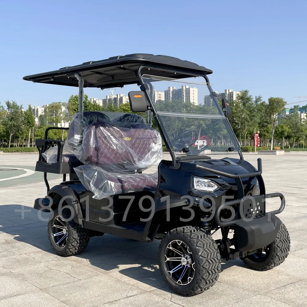 Cart 12 Inch Tire Electric Sightseeing 4 Wheel Electric Scoo
