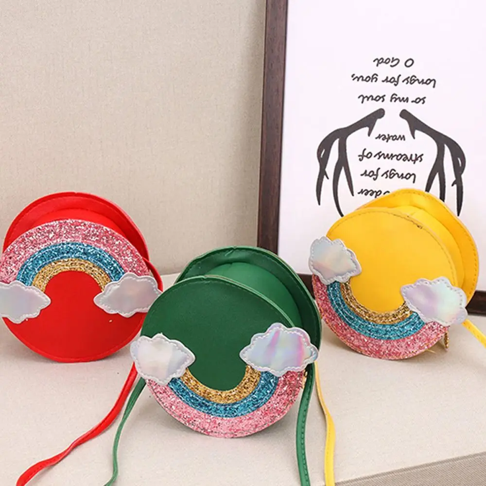 Color Handbag Rainbow Clutch Bag Girl Gift Korean Style Diagonal Bag Cross-body Bag Kids Coin Purse Girls Shoulder Bag