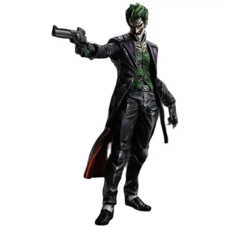 

DC Joker 28cm Forrest Gump Origins Figure Model Movable Joint Anime Hero Vinyl Doll the Joker Garage Kit Children's Toys Gifts