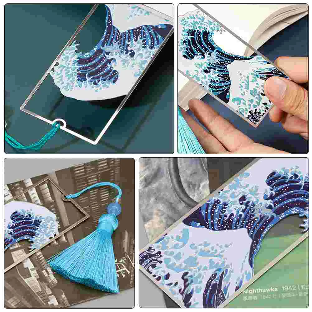 Японские закладки художественный ретро-декор кисточка маркер для страниц