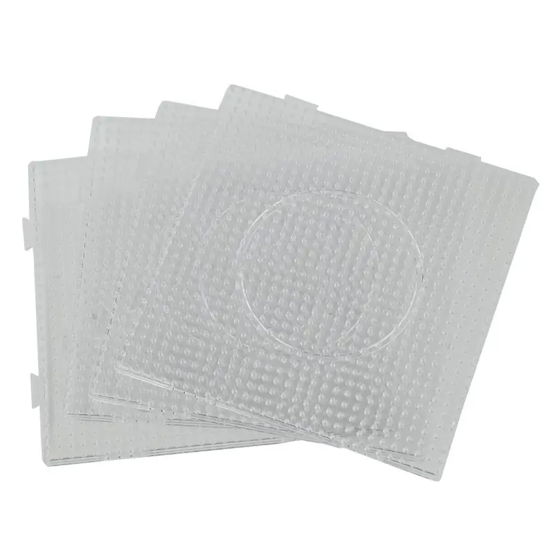 4pcs ABC Clear 145x145mm Square Large Pegboards Board for Hama Fuse Perler Bead