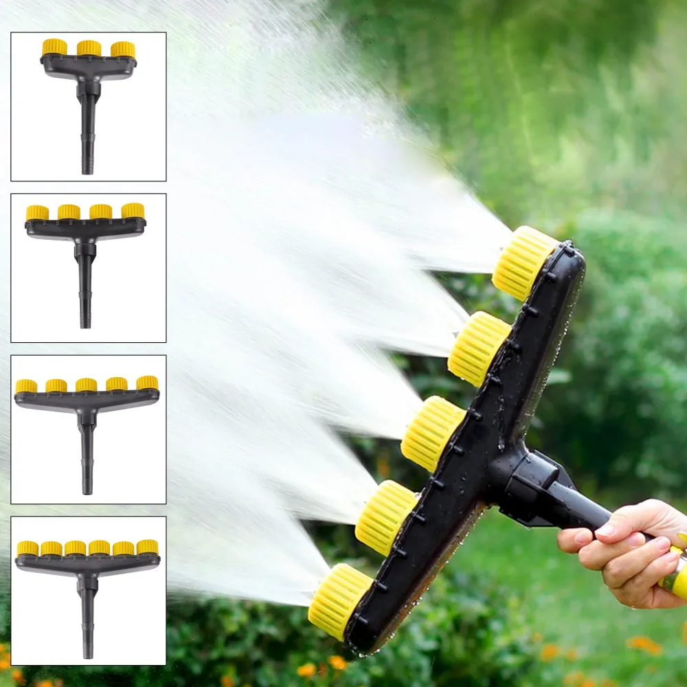 

Agriculture Sprinkler Nozzle 3/4/5/6 Head Handheld Garden Atomizer Adjustable Flow for Lawn Orchard Farm Watering Irrigation