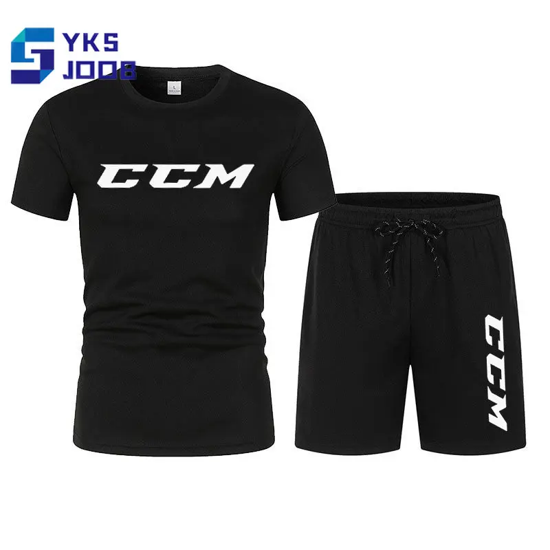 

Men Summer Tracksuit Loose Quick Dry Breathable Casual Fashion Printing Suit Sport Gym Basketball Running Hiking Male Sweatsuit