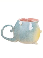 little monster ceramic mug creative personality coffee cup water cup cartoon tea coffee mugs taza cafe birthday gift box cm015