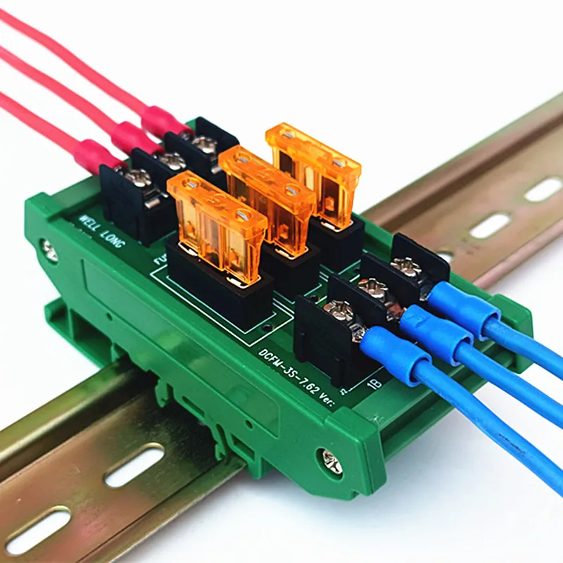 DIN-рейка для монтажа заборного типа терминал 3-канальный Модуль интерфейса