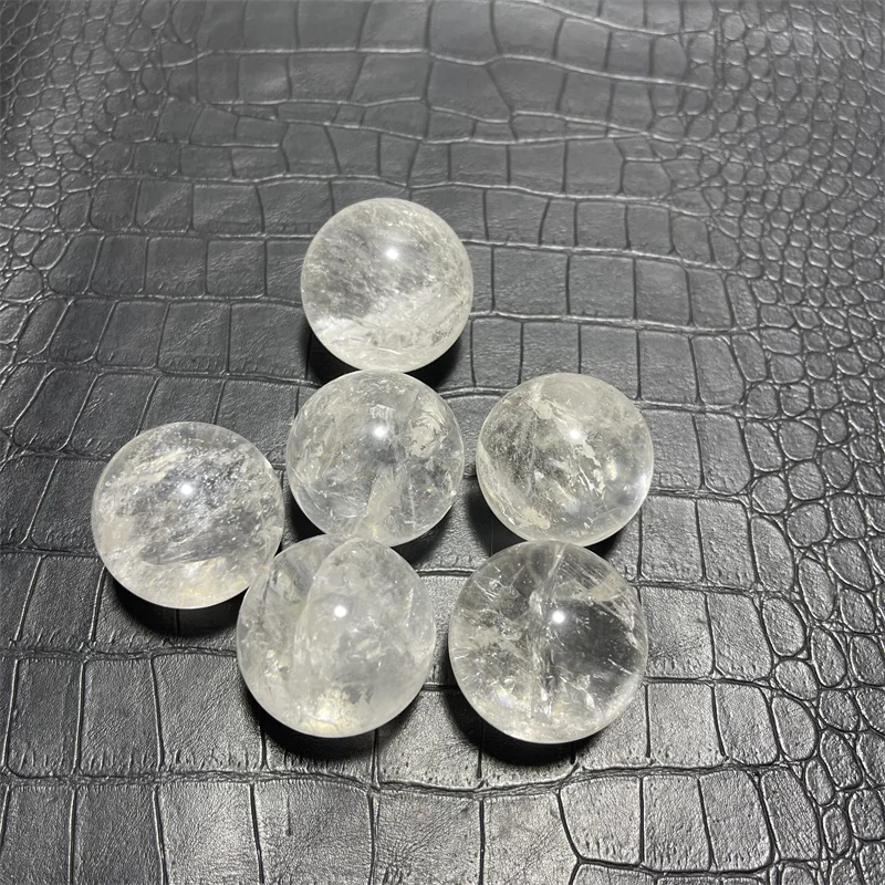 6шт прозрачный кварцевый Радужный целебный кристалл натуральный драгоценный