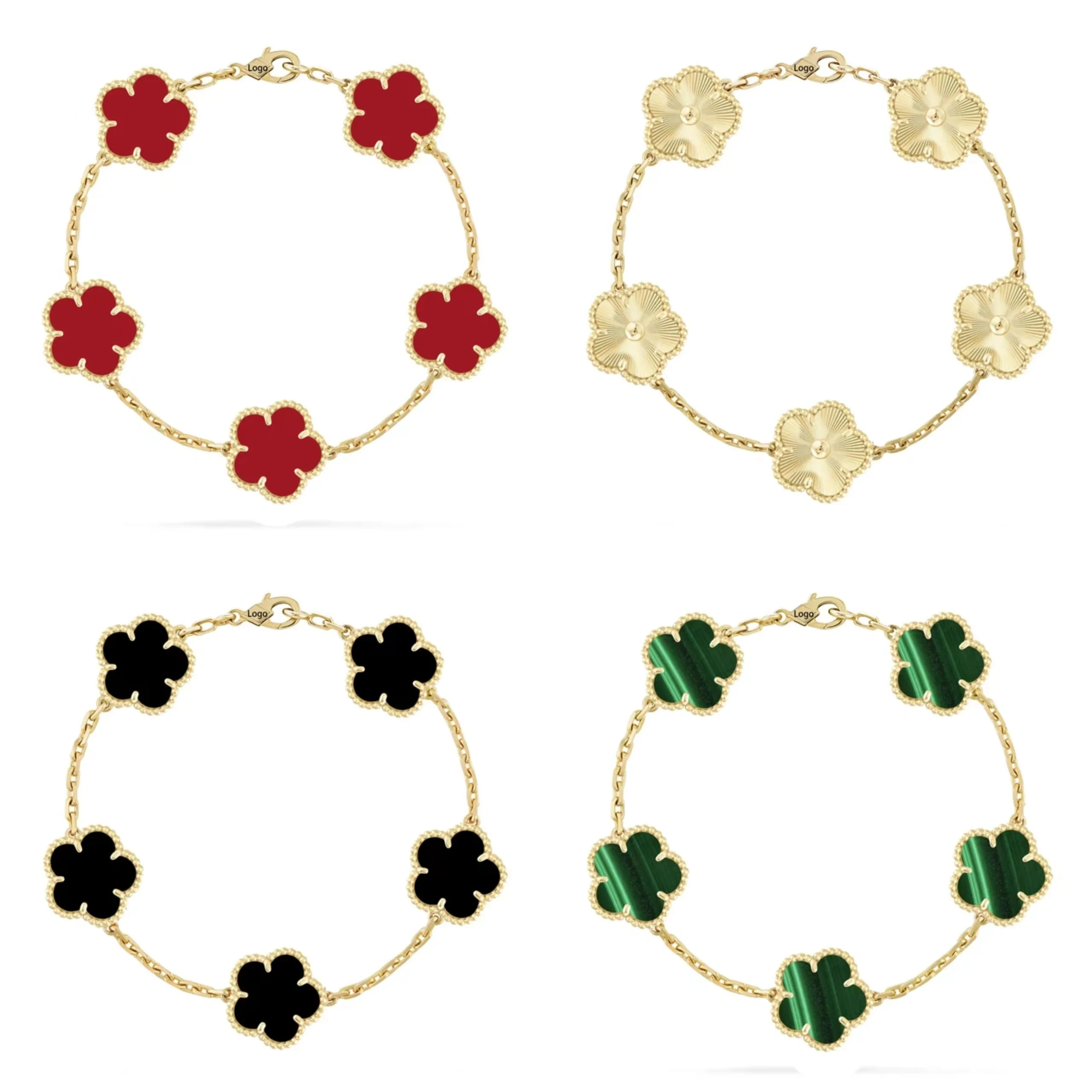 

Женский браслет «клевер удачи» из серебра 925 пробы